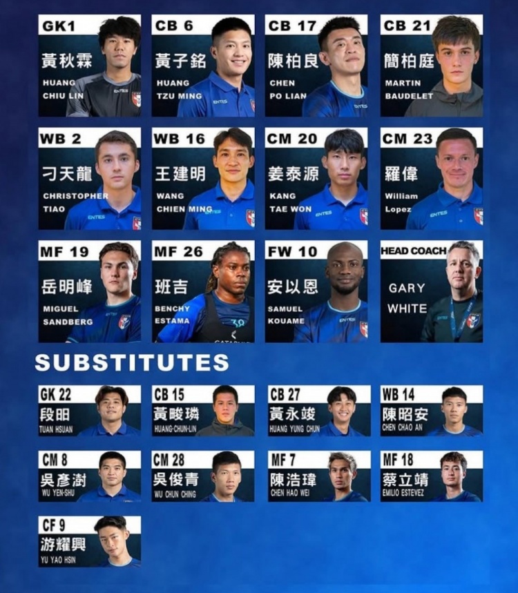  中國臺(tái)灣媒體：簡柏庭和蔡立靖不符合足協(xié)注冊規(guī)則，無緣中甲球隊(duì)
